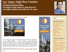 Tablet Screenshot of lasvegascondohighrise.com